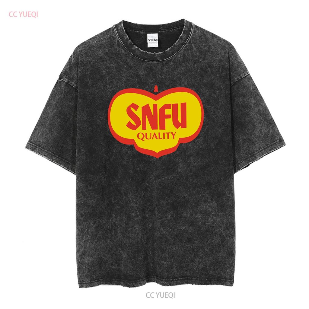 Snfu гастролирует по миру и за его пределами хардкор-панк 80-е рубашка-ремейк TE2506 длинный рукав винтажная стильная выстиранная