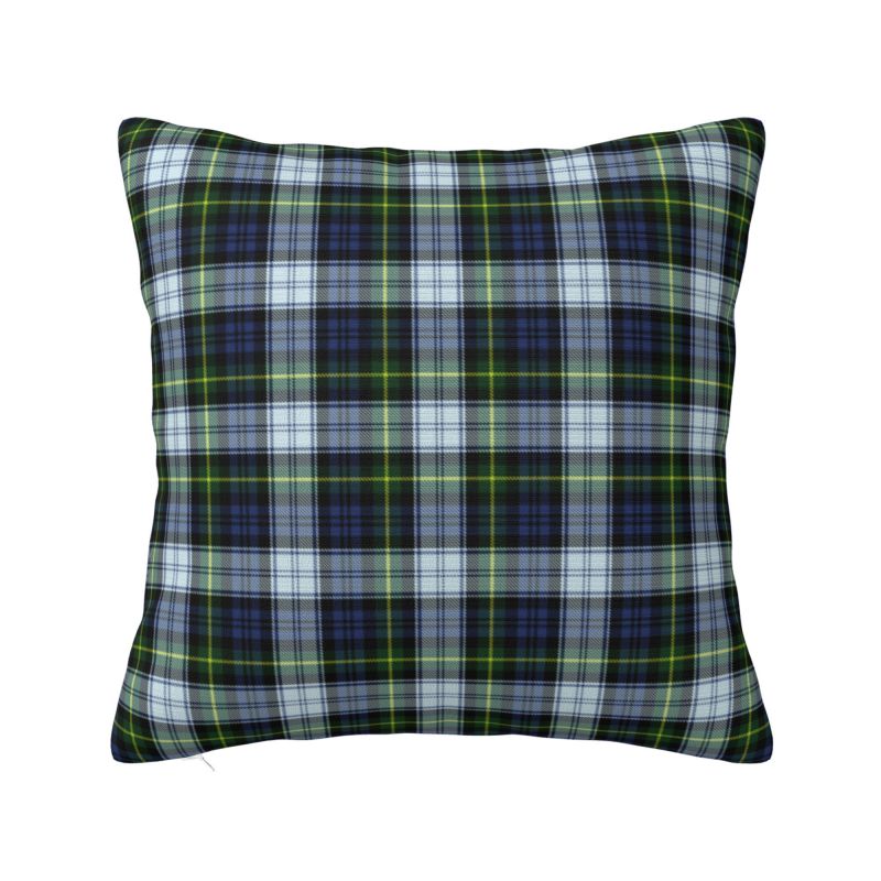 Black Watch Scottish Tartan Plaid Cushion Covers 40x40cm Polyester Throw Pillow for Car Square Pillowcase Home Decorative