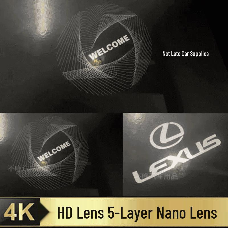 Добро пожаловать, световые элементы на двери Lexus ES Dynamic Edition для моделей ES200, 300h, RX, IS, LS, UX, LM