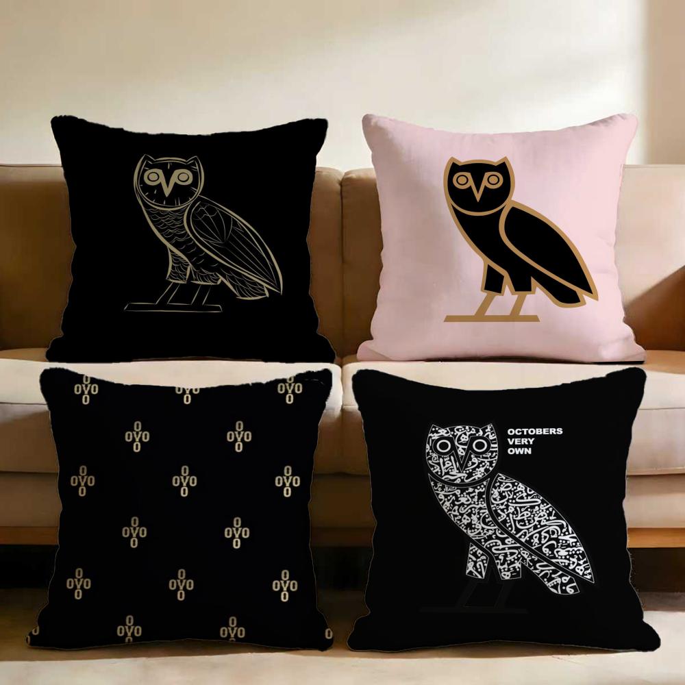 Роскошная наволочка Drake O-O-OvO O-OWLS, Универсальная наволочка для дома и автомобиля - Двусторонняя, Мягкая и прочная для ежедневного использования