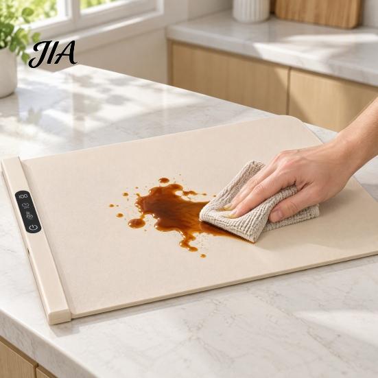 Электрический подогреватель для кухонной столешницы, 38x62 см, сворачиваемая теплоизоляционная доска для буфета с 6 регулируемыми температурными зонами