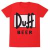 Футболка Duff Beer Симпсоны Гомер Официальная Новая Красная