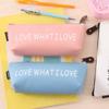 Large Capacity Pencil Case PU Pen Storage Bag Cute Pen Bag  Student
