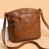 2025 New Multi-Layer Bucket Bag Crossbody Bag Vintage Shoulder Bag Fashionable Versatile Multifunctional Crossbody Bag