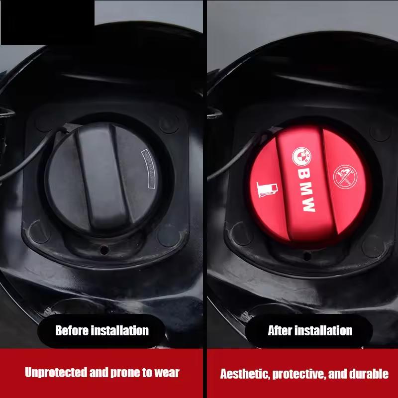 EAJN6 For BMW M Performance E46 E90 E60 F20 Car ornaments Oil Tank Protect Cover Refuel Fuel Tank Cap Accessories