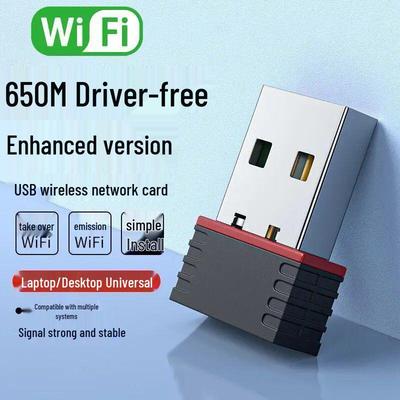 Бесдрайверный гигабитный USB-адаптер Wi-Fi для настольного компьютера и ноутбука