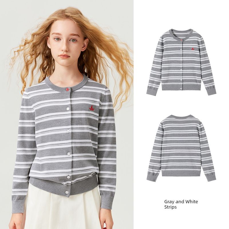 Navigare Italian Small Sailboat Sweater for Boys and Girls, 2026 Spring Knitwear Jacket and Inner Top