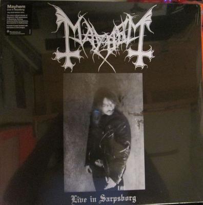 LP Пластинка MAYHEM - Live In Sarpsborg VILELP672 Peaceville 2017 UK Рок