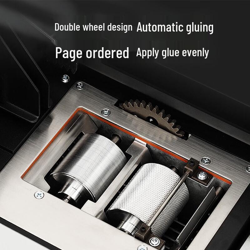 GEPAD Automatic Wireless Hot Melt Glue Binding Machine CN plug (adapter included)