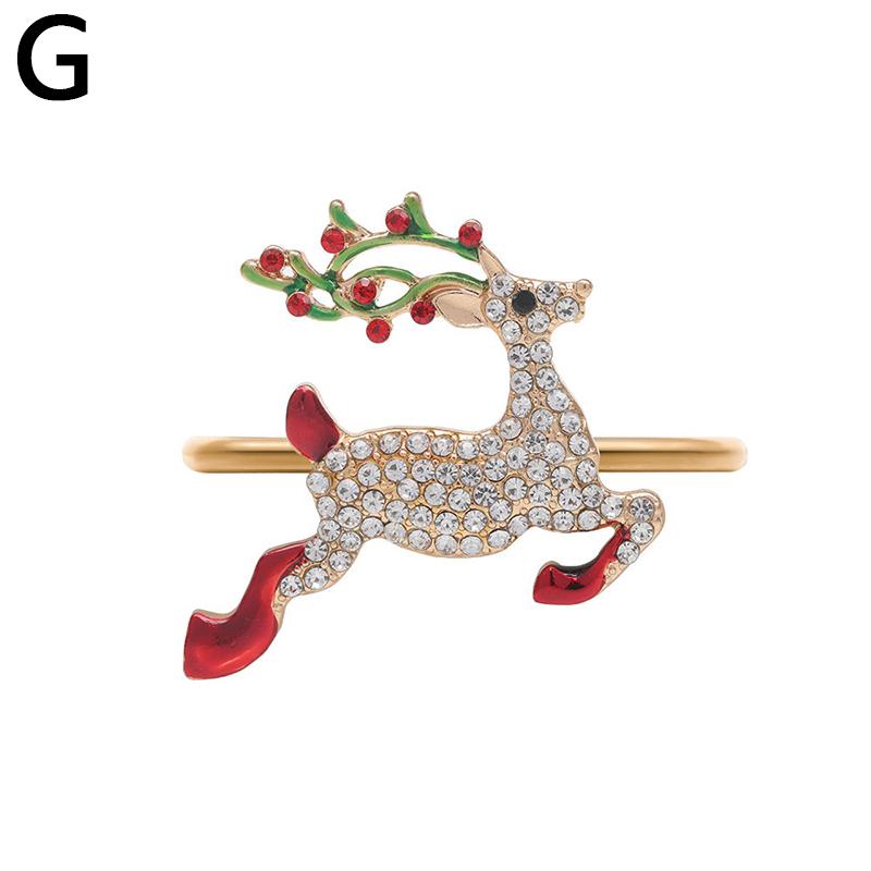 1 шт. Горячий сплав рождественский держатель для салфеток свадебное мероприятие сувенир держатель для салфеток кольцо для салфеток мода