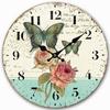 European Creative Fashion Modern Quartz Retro Simple Wooden Decorative Wall Clock