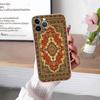 Чехол для телефона с цветочным узором в стиле персидского ковра для IPhone 16 15 14 13 12 11 Pro Max Plus Ударопрочная задняя крышка