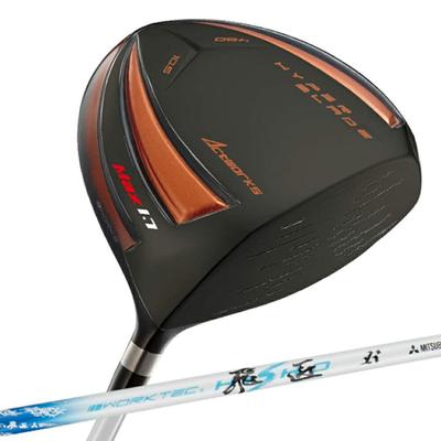 Works Golf Blade Gamma Black Premier Mitsubishi Worktech Hisho Shaft Super High Repulsion Driver с защитой головки клюшки для гольфа, в комплекте 46 дюймов, угол наклона R [Hyper