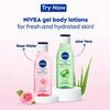 Гель-лосьон для тела NIVEA 200 мл | Роза | Освежающий уход для 24-часового увлажнения | Нелипкий | Быстро впитывается для свежей и здоровой кожи