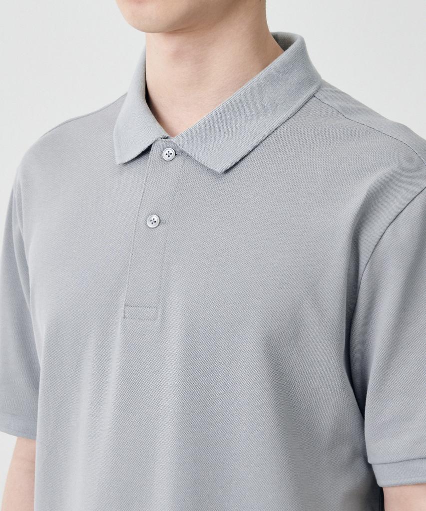 MUSINSA STANDARD [Cooltandard] Pique Polo Shirt [Light Grey]