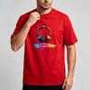 2026 New Unisex Pure Cotton Short Sleeve Tee Rainbow Melting Headset Print Fashion Hip Hop Summer Male Daily Shirts