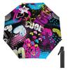 1 шт. Автоматический зонт с надежным автоматическим механизмом и ветрозащитой, предназначенный для путешествий на открытом воздухе, стиль граффити