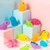 Mini Dinosaur Squeeze Toy Anxiety Relief Cartoon Dino Sensory Toy Soft Stretchy Stress Ball Home Office Worker Relaxation