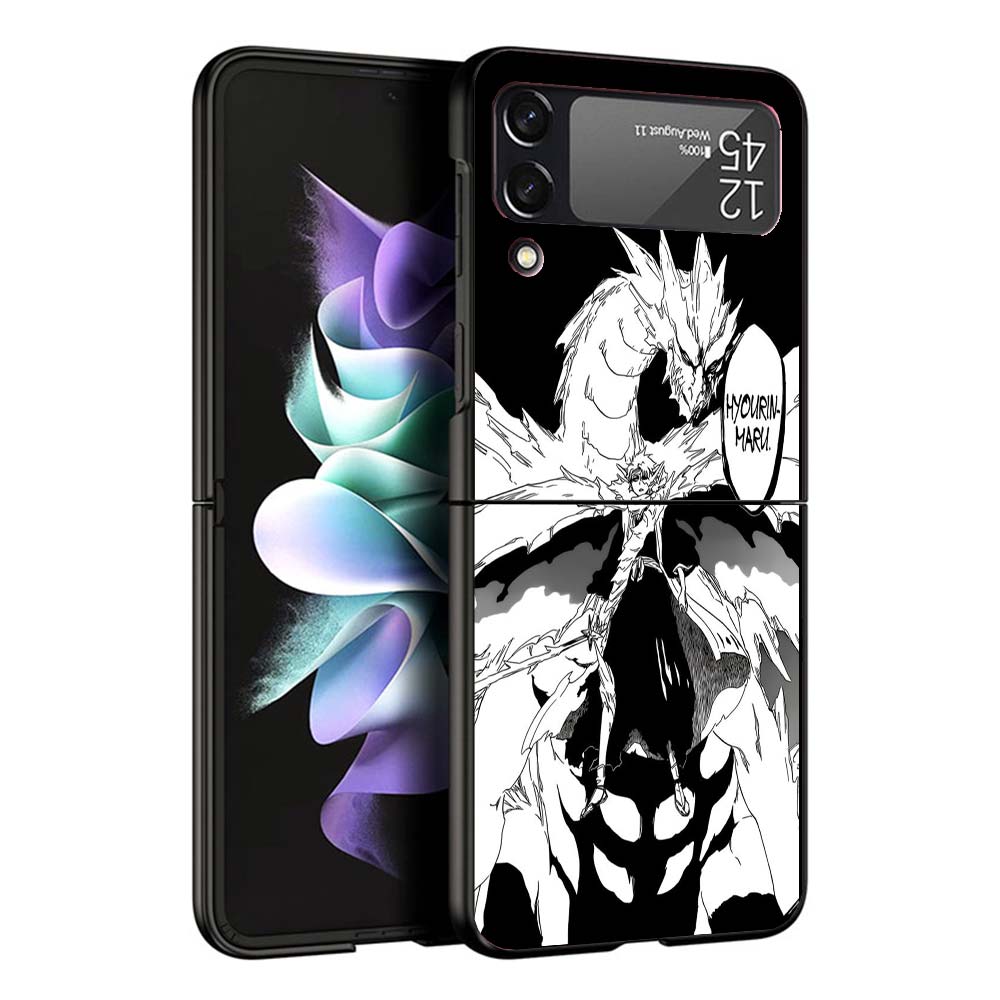Bleach Hitsugaya Toushirou Phone Case For Samsung Galaxy Z Flip7 Flip6 5G Flip5 Flip4 Flip3 ZFlip 7 6 3 4 5 Shockproof Back Cove