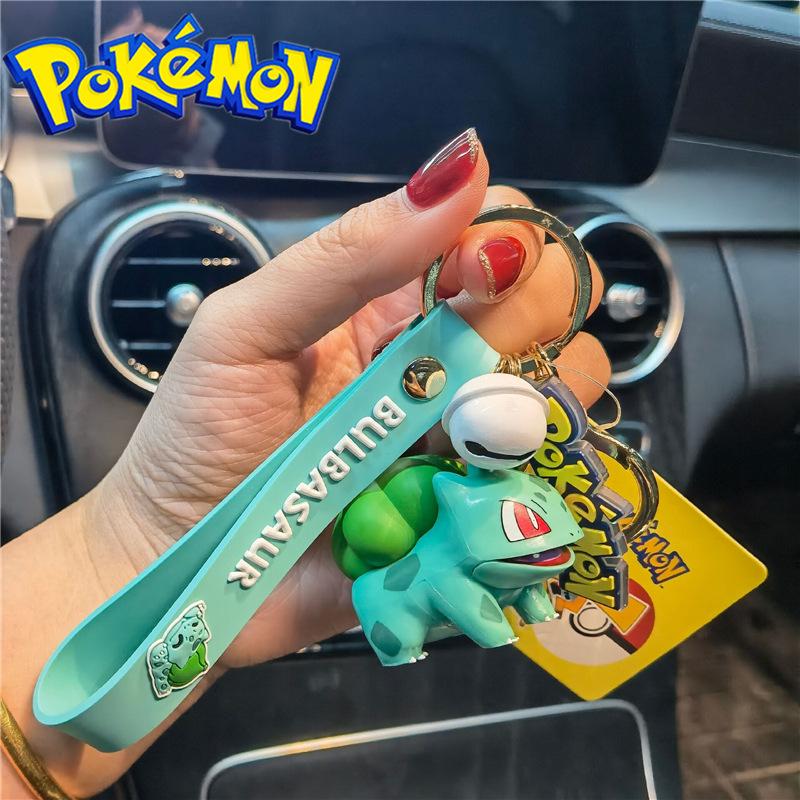 Authentic Pokémon Sleepy Style Blind Box: Pikachu, Psyduck, Charmander, Squirtle Ornaments.