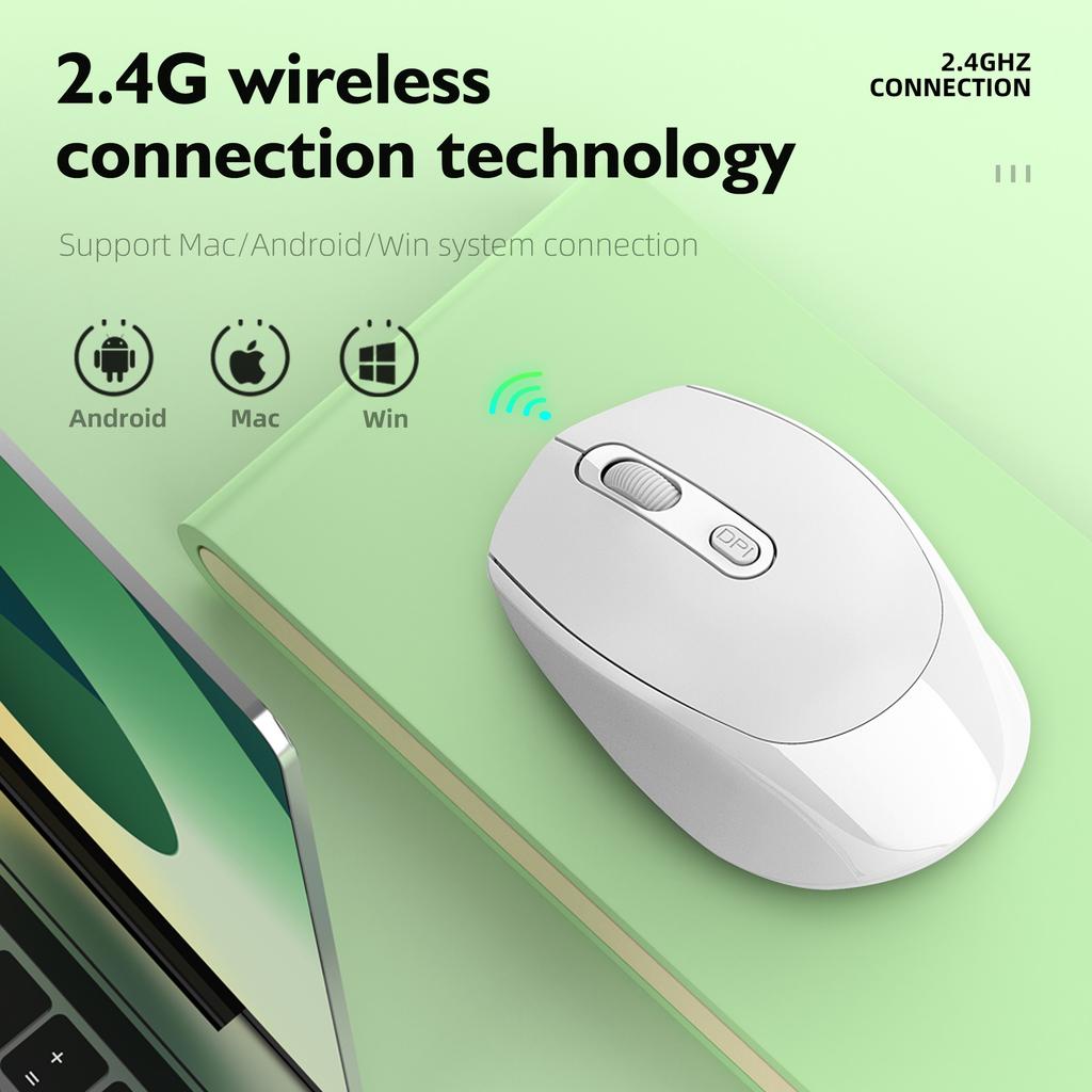 New M107 Rechargeable 2.4G Wireless Mouse Silent Laptop Desktop Office Mouse