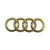 For Audi Alloy Car Steering Wheel Emblem Replaced Sticker A6 A6L A3 A4L A5 A7 A8L A1 Q6 Q7 Q8 TT S5 S7 S8 RS7 RS6 Side Decals