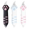 Cat Paw Box Cutter Cat Claw Design Box Paper Knife Retractable Cat Scratching Knife Mini Cardboard Sealing Tape Cutter