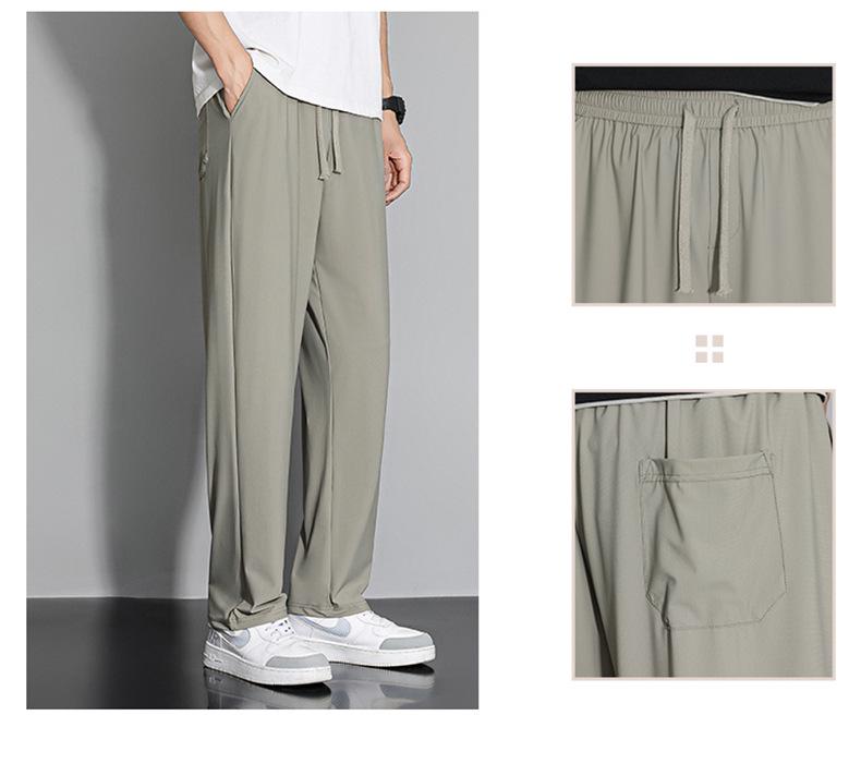 Брюки из ледяного шелка, быстросохнущие, дышащие, для мужчин и женщин - Легкие, эластичные, для спорта на открытом воздухе и альпинизма