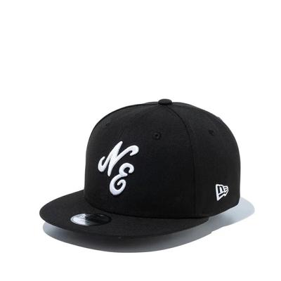 New Era 9FIFTY NE Логотип Молодежная 950 Размер Размеры Детская Кепка, Черный, NELOGO, 25J, 52-56см