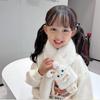 Thick Cartoon Faux Fur Scarf Warmth Scarves Wraps Cute Cold-Proof Collar  Boys Girls