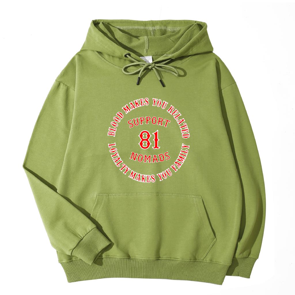 Толстовка унисекс с капюшоном Support 81 Nomads Hells Angels Лидер продаж N14