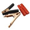 4/6pcs 100A All Inclusive Copper Plated 90mm Long Crocodile Clip Car Battery Red and Black Clip