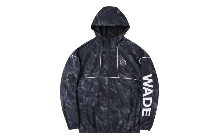 Li Ning Jacket Men's Standard Black Print AFDQ399-1