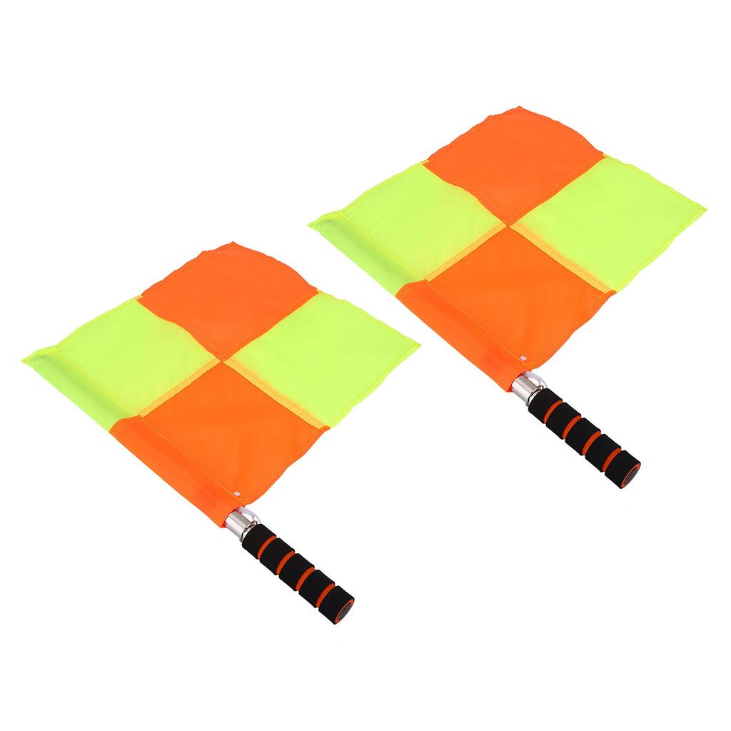 2 шт. флаг судьи с сумкой для хранения для спортивных матчей, футбола, хоккея, тренировок