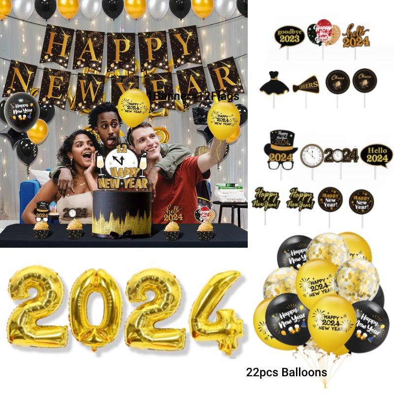 Премиальный набор латексных шаров, идеально подходящий для тематических вечеринок на Новый год и праздничных украшений