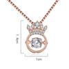 Sace Gems Crown Modelling Copper Alloy Zircon Women Pendant Necklace Fashion Gift