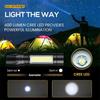 Mini LED Flashlight COB Work Light Portable Torch Rechargeable Camping Lantern Zoomable Tactical Flashlight for Camping Hiking