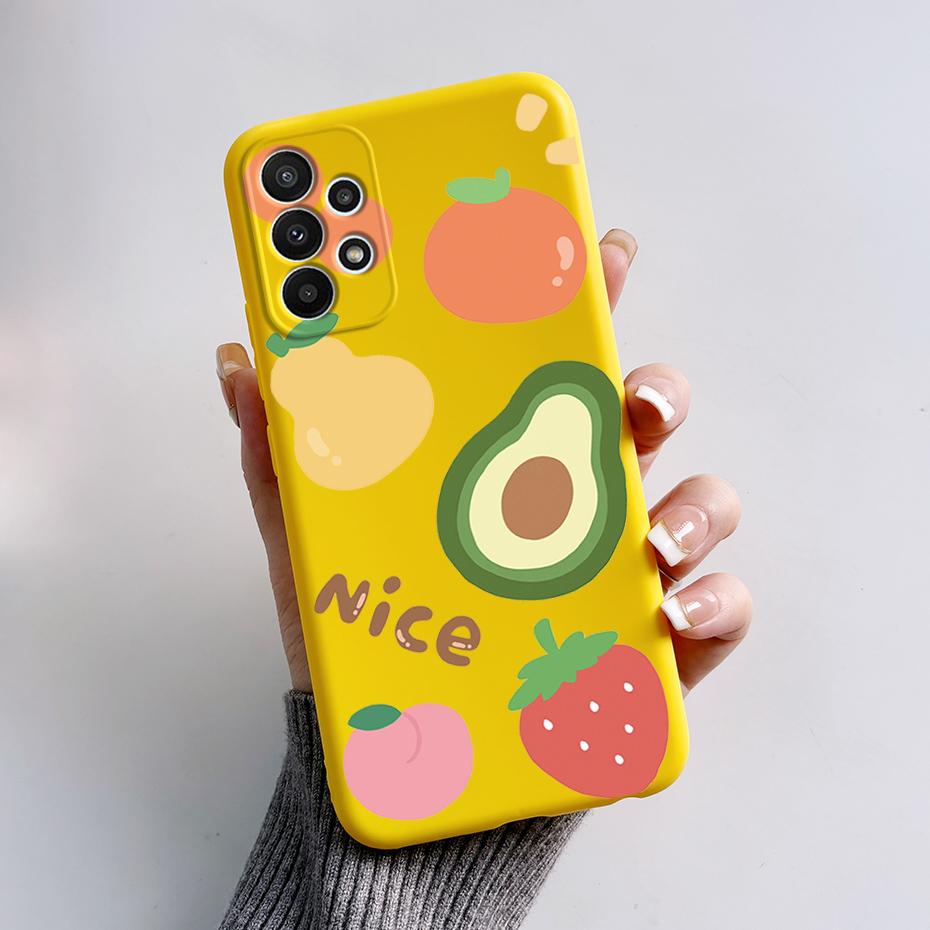 For Samsung Galaxy A53 5G Case Cover SM-A536B Stylish Painted Silicone Soft Protector Cover For Samsung A23 A33 A73 5G A 53 Capa