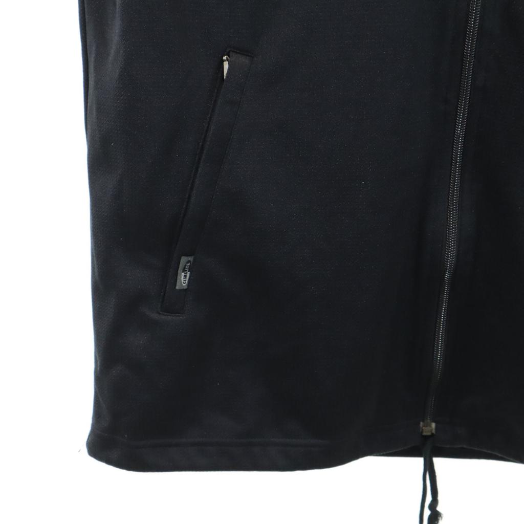 Adidas Training Track Jacket L Black Jersey 3 Lines Men's Used