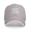 Funny St Patrick's Paddy's Day Sassy Lassie Shenanigans Baseball Cap Summer Unisex Trucker Hat Casual Outdoor Baseball Caps