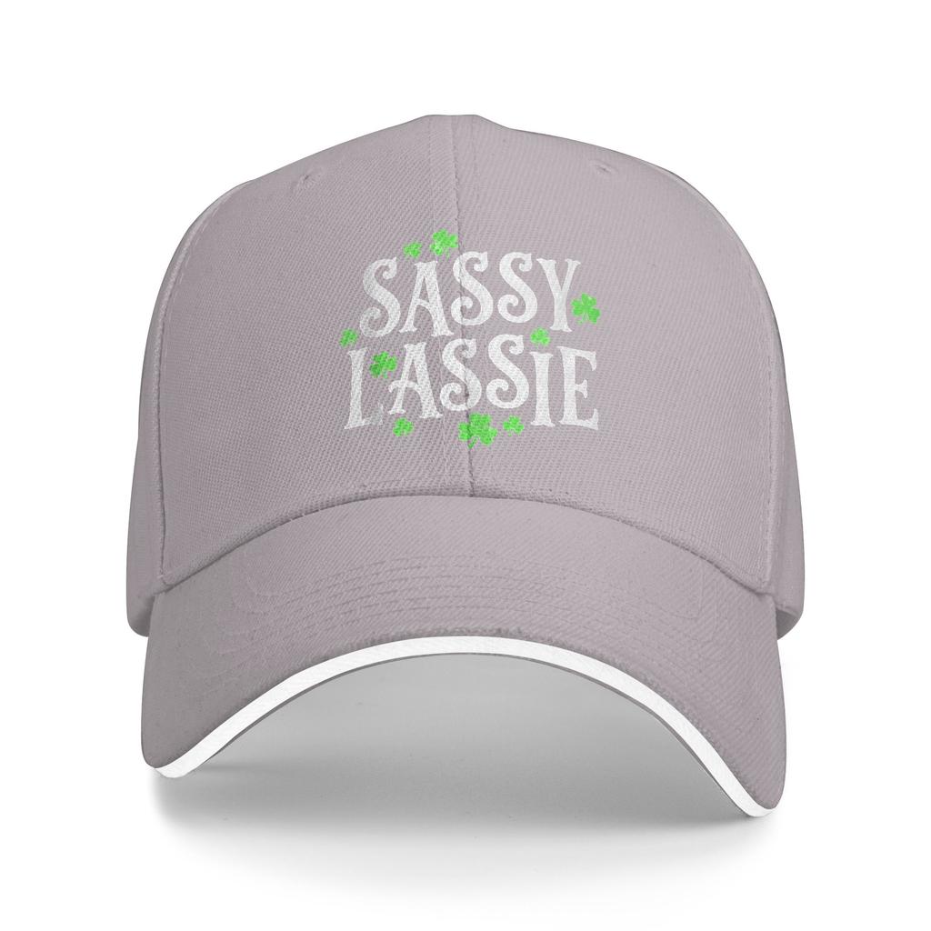 Funny St Patrick's Paddy's Day Sassy Lassie Shenanigans Baseball Cap Summer Unisex Trucker Hat Casual Outdoor Baseball Caps