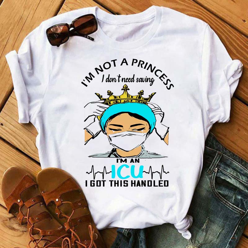Women T-Shirt Keep Calm Funny Nurse T-Shirt Summer Nurse Graphic Printed Tops Casual Ladies Tee Harajuku Girl T-Shirts