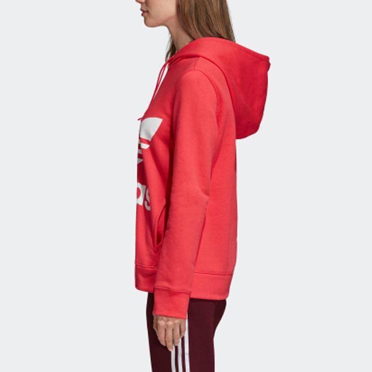 adidas Originals Trefoil Весна Осень Спортивный Пуловер Американская Толстовка Женская Толстовка Базовая-Розовая DH3136