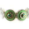 Les Trésors De Lily [E6633] — Зеленый дизайнерский браслет «Колумбина»