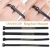British/American Sizes A-Z Wedding Ring Band Finger Gauge Ring Sizer Measure Genuine Tester