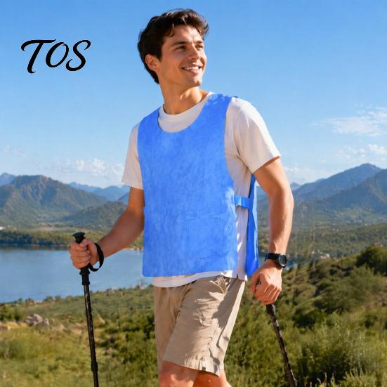 Reusable Cooling Garment for Men And Women Unisex Vest, Adjustable Jacket, Cold Tank Lightweight Gear Adults Top Cycling, Running Outdoor Sports