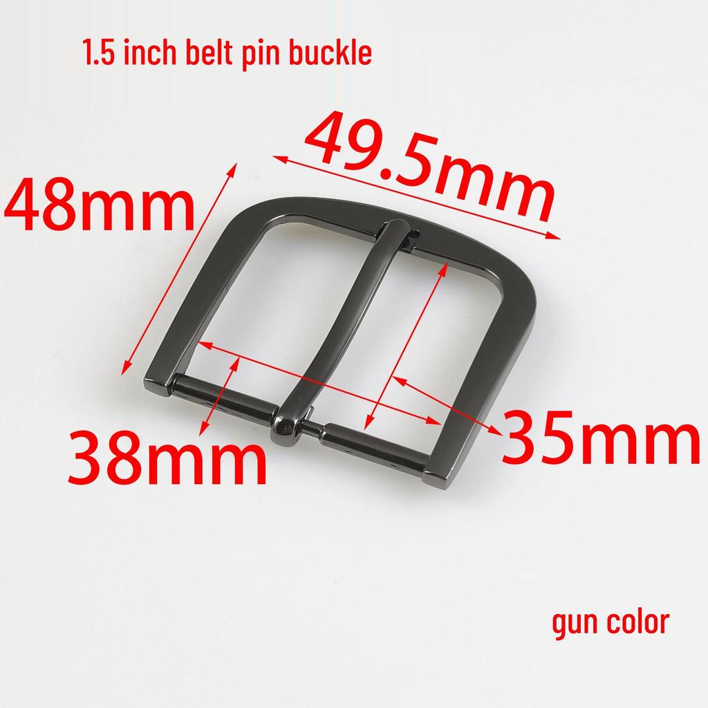 1.5-Inch (3.8CM) Belt Buckle Handbag Hardware Pin Strap Adjuster for Shoes & Clothing