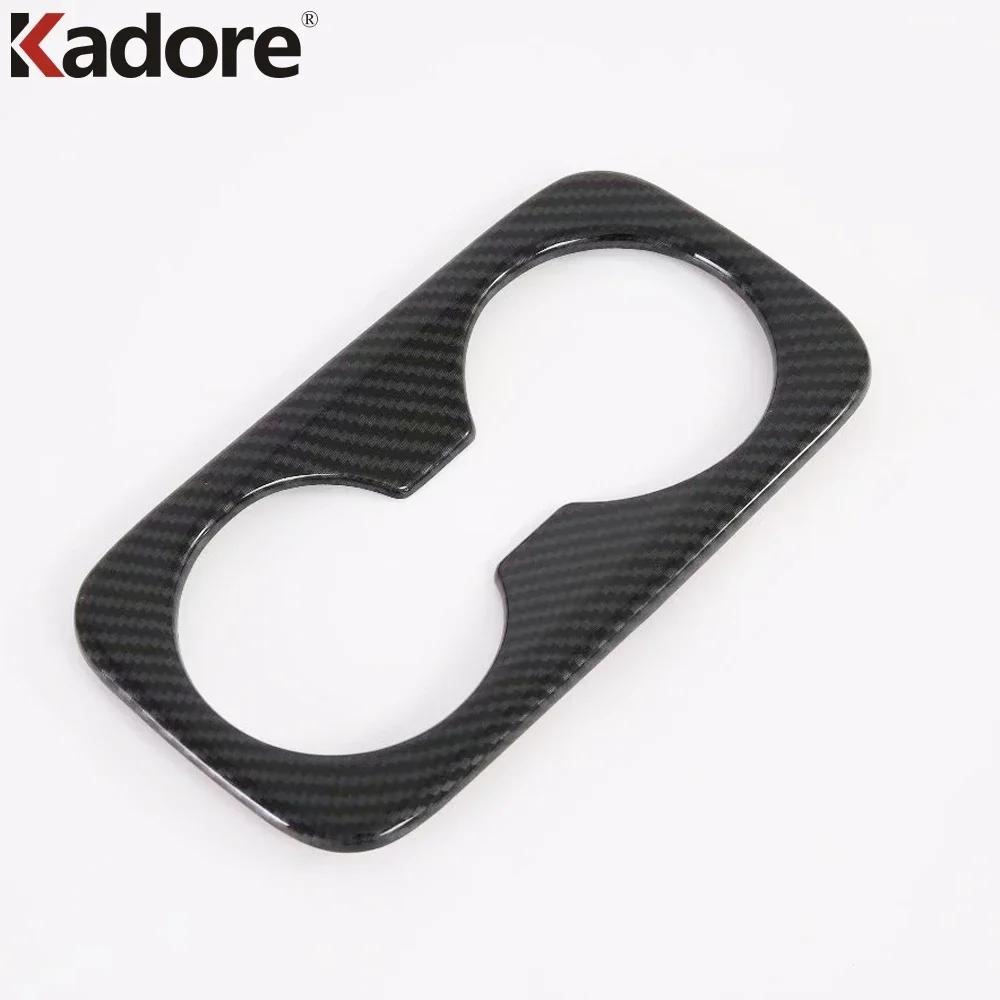 Car Rear Seat Water Cup Holder Frame Cover Trim For Hyundai Tucson 2015 2016 2017 2018 Matte Interior Accessories