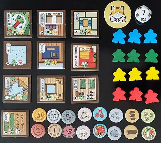 Hobby Base New Edition Nukumi Onsen Prosperity Record for Ages 12 and Board Game (for 1-4 Players, 20-60 Minutes, Up)