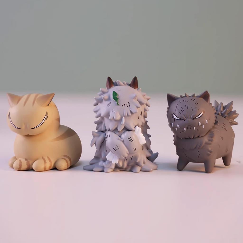 AAGWW Фигурки кошек Капсульная игрушка Гачапон Игрушка-персонаж Милый подарок Бездомный Набор из 6 штук, Игрушка, Набор, Декоративный, Фигурка, (Бродячий кот)